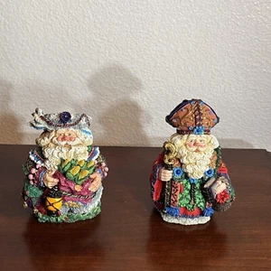 Vintage Crinkle Claus, Lot Of Two, 1996 Bishop Of Maya, 1997 Slavic Crinkle - Picture 1 of 6