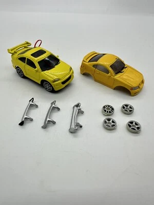 Zip Zaps Micro RC Honda Civic Coupe + Mustang Body + Parts Radio Shack Car Only - Image 1 of 4