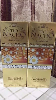 2 个洗发水 TIO NACHO 全天卷(2 件装)14 个 FL OZ 每个 UNISEX — 第 1/4 张图片