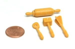 Playmobil Victorian Dollhouse Royal Castle Kitchen Utensil Set Rolling Pin 4 Pcs - Picture 1 of 1