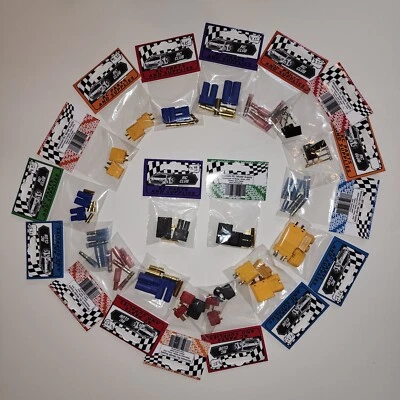 Massive asst RC wire connectors DEANs TRAXXAS EC3 EC5 XT60 XT90 Servo Bullet. - Image 1 of 4