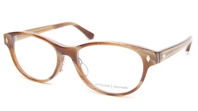 NEW PRODESIGN DENMARK 1744 1 c.5024 BROWN EYEGLASSES FRAME 52-16-140 B38mm Japan - Image 1 of 4
