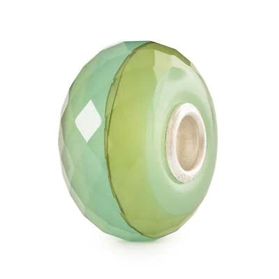 TROLLBEADS Glasbead Wasserstein Weisheit 925 Sterlingsilber TGLBE-30157 - Bild 1 von 3