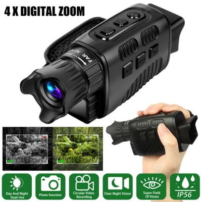 Digital HD Night Vision Infrared Hunting Monocular Telescope w/ 1.5" LCD Screen - Image 1 of 4