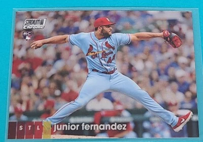 2020  Stadium Club Chrome  RC #105 Junior Fernandez Cardinals Baseball Card F6 - Image 1 of 2