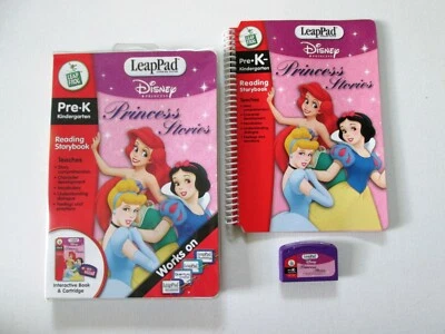 LeapPad LeapFrog Disney Princess Stories Complete w/Box PreK-K  Learning Reading - Image 1 of 3