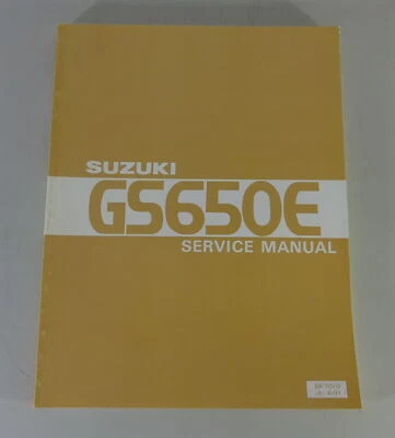Manual De Taller / Manual De Servicio Suzuki GS 650 E Fecha 03/1981 - Imagen 1 de 2