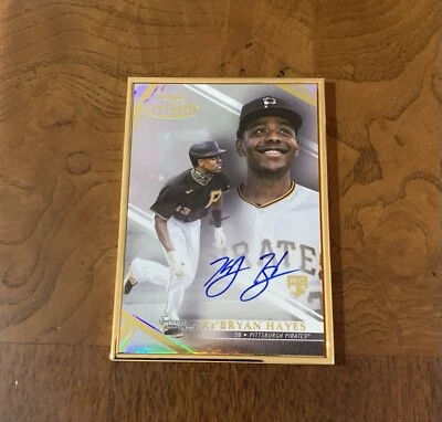 2021 Topps Gold Label Ke’Bryan Hayes Rookie Autograph Pirates RC Framed Auto - Image 1 of 2