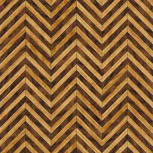 Quilting Treasures Craftsman by Dan Morris 26093 A Brown Chevron Cotton Fab - Image 1 of 1