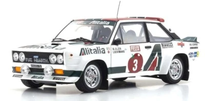 KS08376E KYOSHO 1:18 Fiat 131 Abarth Rally 1978 1000 Lakes #3 model car - Image 1 of 4