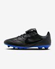 Nike Premier 3 Firm Ground Mens Black Blue Football Boots Sport Shoe Limited
