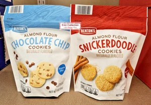 Benton’s Almond Flour Cookies Snickerdoodle & Chocolate Chip Bundle 3.0oz 85g - Picture 1 of 4