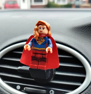Supergirl Car Air Freshener DC Comics Movie Mini Figures Super Heroes Car Gift - Image 1 of 4