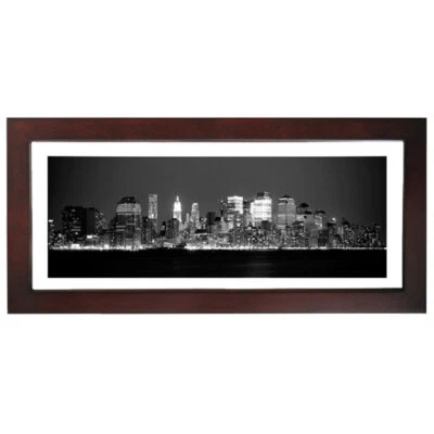 MCS 5-1/2 x 13 Wood Floating Picture Frame Walnut (Same Shipping Any Qty) - Image 1 of 2
