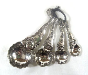 GANZ Santa Claus * Joy * Noel * Ho Ho Ho * Fa La La * Metal Measuring Spoon Set - Picture 1 of 8