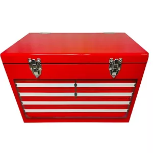20L Insulated Cooler Box with 4-Day Ice Retention - Red & White Stripes, 35 Can - Picture 1 of 11
