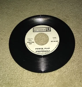 Vintage Steppenwolf Move Over-Power Play Promotional 45 RPM Record Dunhill VG+ - Picture 1 of 2
