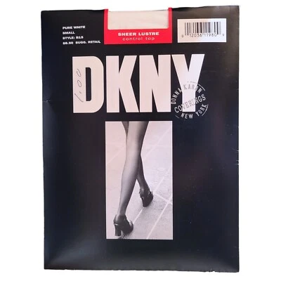 Pantimedias de Colección DKNY Blanco Puro Control de Brillo Transparente PEQUEÑAS NOS Foto 1 de 4