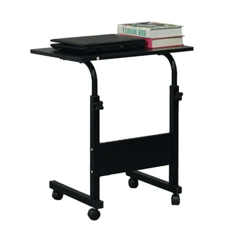 Side Table with Baffle Adjustable Height Laptop Table Cover
