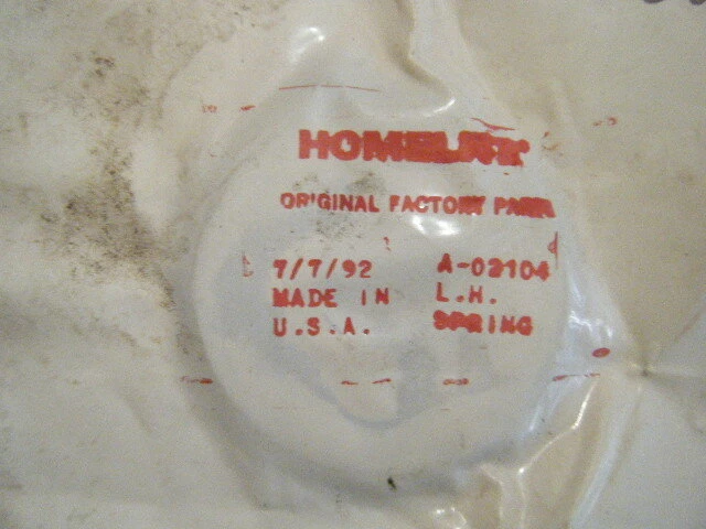 NEW HOMELITE STARTER SPRING PN A-02104 FITS PBC-3800 & PBC-4000 STRING TRIMMERS - Image 1 of 1