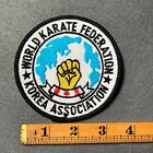 World Karate Federation Korea Association Patch Martial Arts E7