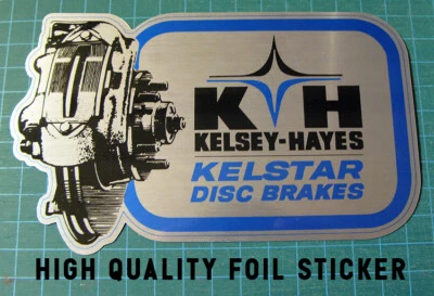 DE COLECCIÓN KELSEY HAYES KELSTAR FRENOS DE DISCO LÁMINA CALCOMANÍA PEGATINA-SCCA-TRANS AM RACING Foto 1 de 4