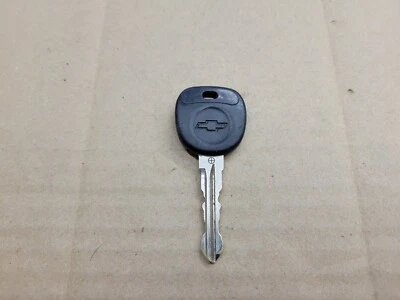 Llave de puerta de encendido negra y cromada de fábrica OEM para Chevrolet Chevy GM Foto 1 de 2