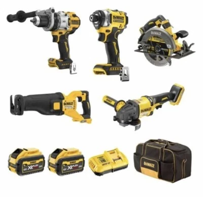 NEW DeWALT 18V/54V XR 6.0Ah 5 Piece Mixed Voltage Combo Kit DCZ507T2-XE - Image 1 of 4