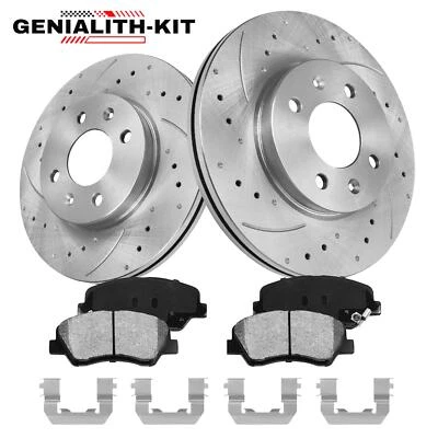 Front Rotors Brake Pads for 2012 2013 2014 2015 2016 2017 Hyundai Accent Kia Rio Foto 1 de 4