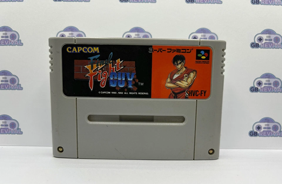 Final Fight Guy Nintendo Super Famicom Genuine Japanese Game Cartridge - Image 1 of 1