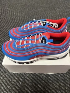 Nike ID Air Max 97 Nike By You Azul Rojo EE. UU. Para hombres Talla 10.5 314275-995 - Imagen 1 de 5