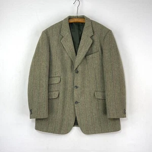 Chaqueta Brook Taverner James Pringle Derby Tweed Para Hombres 42R Verde Tiro Hacking - Imagen 1 de 16