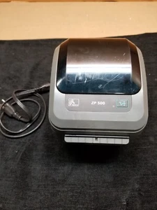Zebra ZP 500 Direct Thermal Shipping Label Printer w/ Power Cable - Picture 1 of 8
