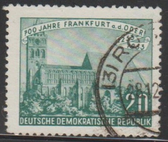 GERMANY DDR 1953 Architecture, Single USED stamp, Mi.Nr. 359 - Image 1 of 1