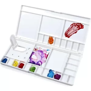 Professional Folding Watercolor Palette with Thumbhole for Effortless Mixing - Picture 1 of 1