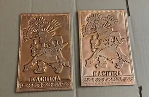 2 Postkarten. Kachina Pueblo Hopi Indianer Indianer. Dancer Kopper Karte Kupfer - Bild 1 von 2