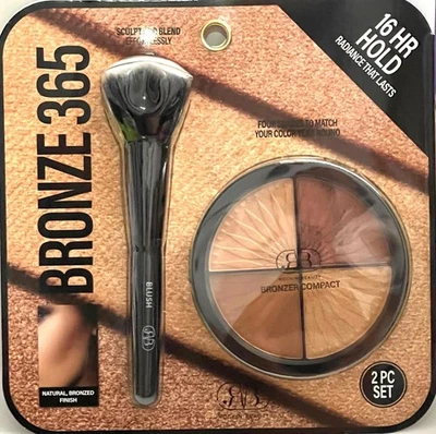 Natural Bronzed Finish set Blush + Bronzer Compact - 4 Shades to match your colo - Image 1 of 3