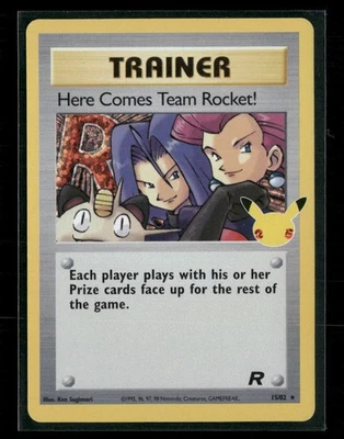 Here Comes Team Rocket! 15/82 Pokemon Celebrations: Classic Collection - Image 1 of 2