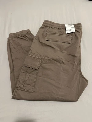 Big & Tall Sonoma Pull On Cargo Jogger Pants 2XB Kagan Khaki (NEVER WORN) - Image 1 of 4