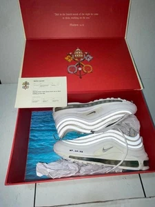 Nike Air Max 97 MSCHF x INRI Jesus Custom Shoes Size 9 Limited  Edition - Picture 1 of 20