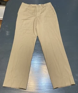 Polo Ralph Lauren Boys Dress Slacks 16R /28W Khaki Brown VGUC - Picture 1 of 12
