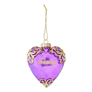 HOLIDAY TIME FEBRUARY AMETHYST PEACE BIRTHSTONE CHRISTMAS ORNAMENT 2025 NEW - Picture 1 of 5