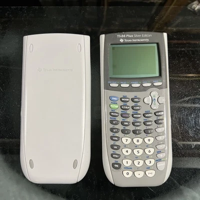 Texas Instruments TI-84 Plus Silver Edition Graphing Calculator - Silver - Image 1 of 4