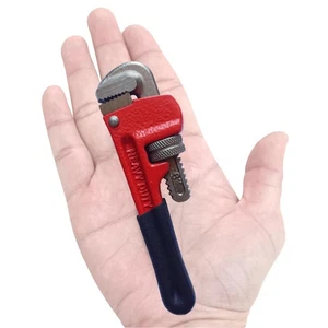 Small Pipe Wrench, 6 Inch Straight Adjustable Mini Pipe Wrench Heavy Duty for... - Picture 1 of 4