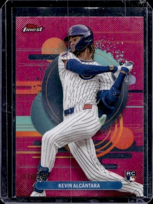 2025 Finest Kevin Alcantara Uncommon RC Magenta Refractor #/300 Cubs - Image 1 of 2