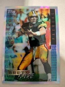 1995 Topps Brett Favre Mystery Finest Refractors Green Bay Packers NNO - Picture 1 of 2