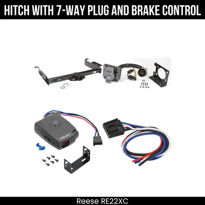 Control de freno de paquete de remolque enganche Reese para Chevrolet Express GMC Savana 99-25 con USCAR Foto 1 de 4