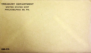 1958 PROOF SET. Envelope containing the set is sealed/unopened Genuine US Mint - Picture 1 of 2