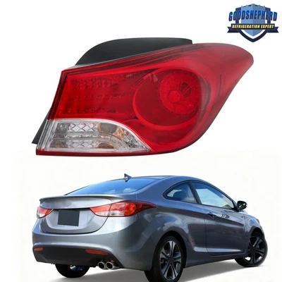 Halogen For Hyundai Elantra 2011 2012 2013 Outer Tail Lights Rear Passenger Side - Image 1 of 4
