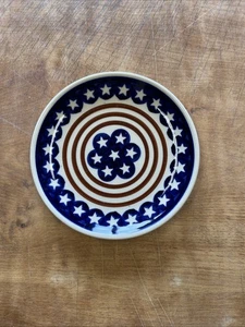 Boleslawiec Poland Pottery AMERICANA Salad Plate 7 1/2" 1 ea 11 available - Picture 1 of 3